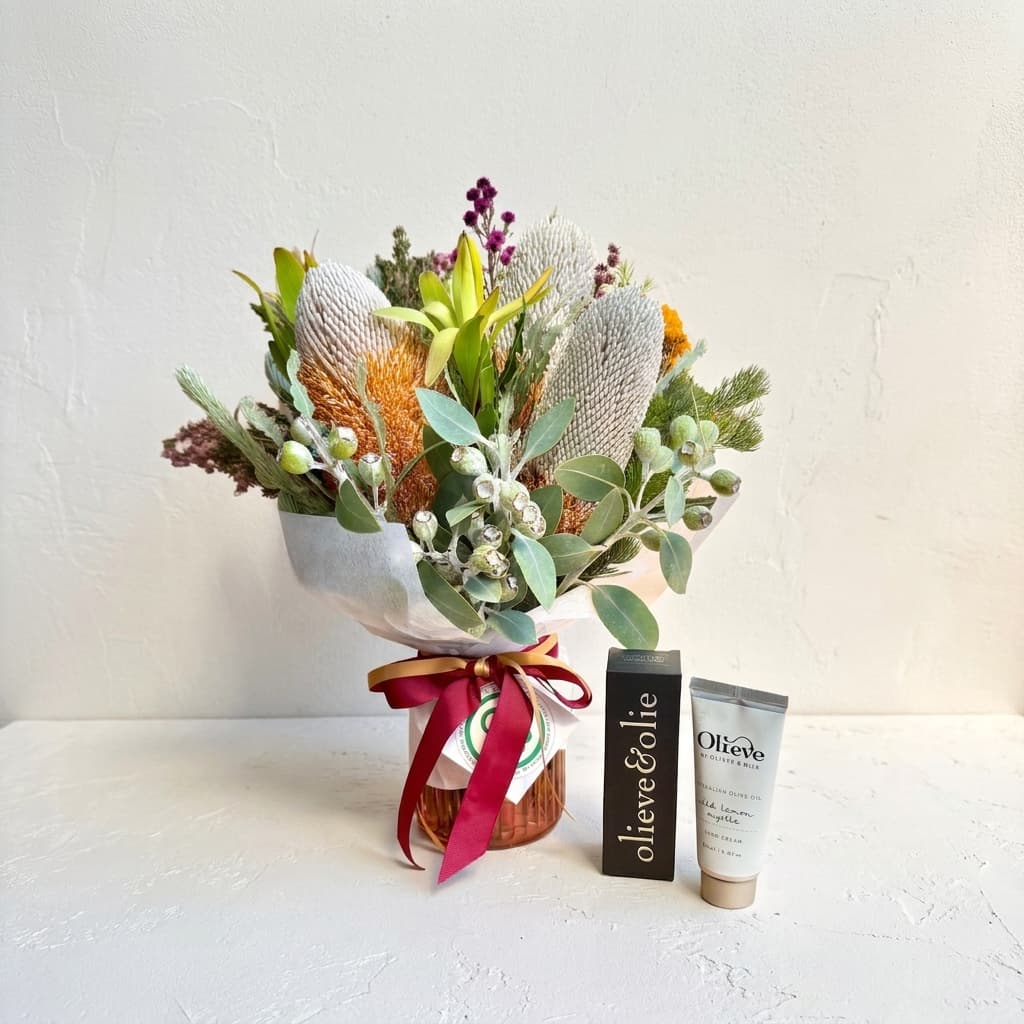Wildflower Posy Jar with Hand Cream
